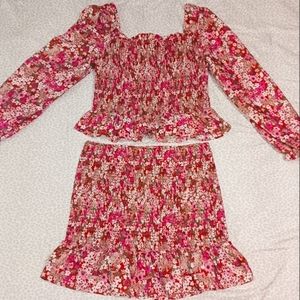 Crystal Doll two-piece skirt set